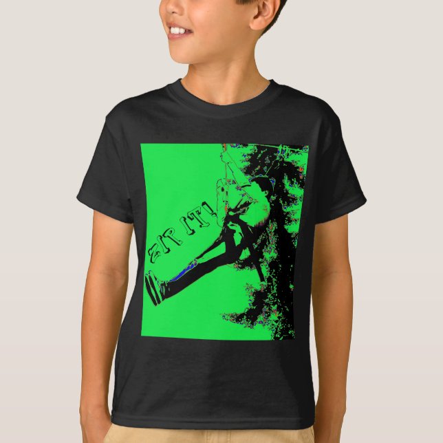 Zip IT! - Zipliner Rider T-Shirt (Front)