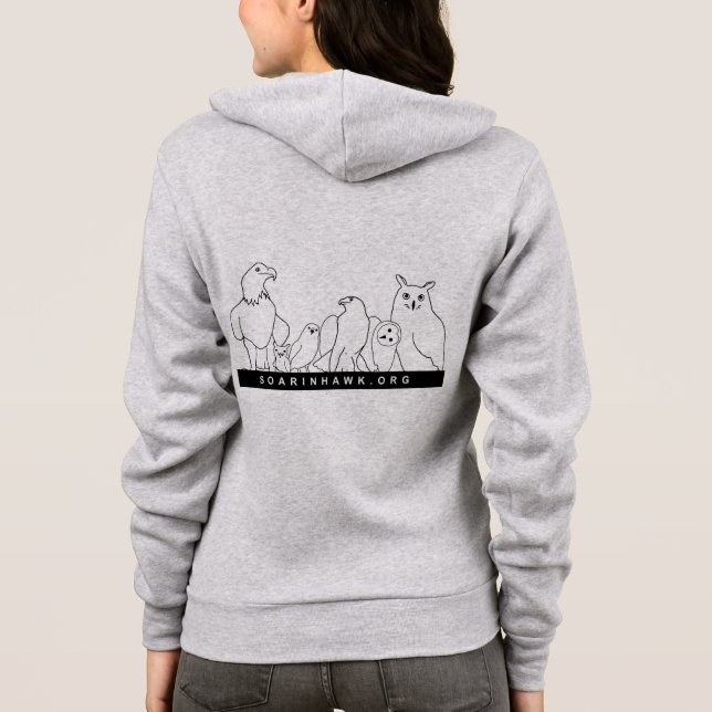 Zip-Up Hoodie (Back)