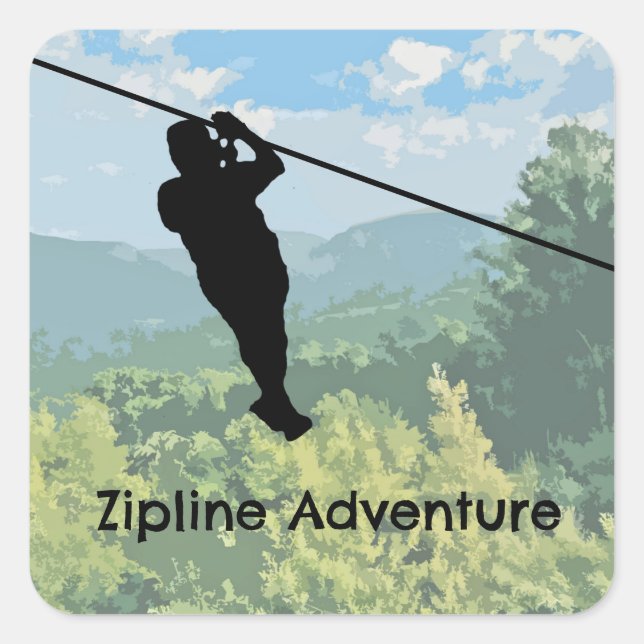 Zipline Adventure Sticker (Front)