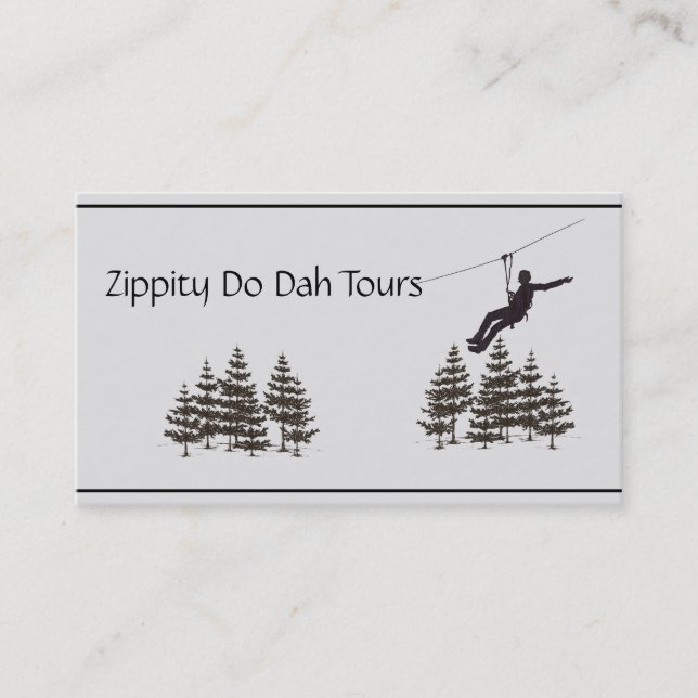 Zipline Business Cards Completely Customisable (Front)