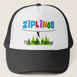 ZipLine Lovers Gifts Trucker Hat