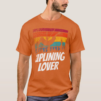 Ziplining Lover Zipline Hobby Sports Sayings boy r T-Shirt