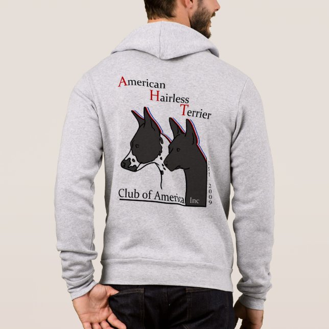 Zipped Hoodie AHTCA Logi (Back)