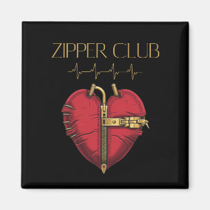 ZIPPER CLUB, heart transplant, open heart surgery Magnet