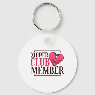 Zipper Club Member Chd Awareness Heart Disease Hea Key Ring