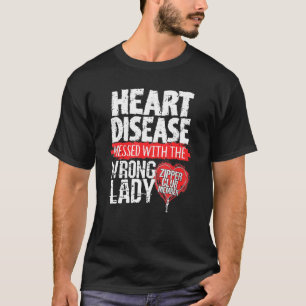 Zipper Club Member Open Heart Surgery for Women T-Shirt