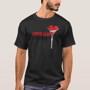 Zipper Club Member Open Heart Surgery Recovery T-Shirt