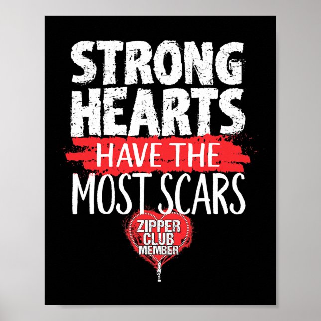 Zipper Club Member Open Heart Surgery Survivor  Poster (Front)