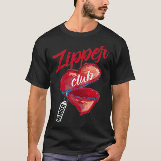 Zipper Club Member Shirt Cool Congenital Heart De