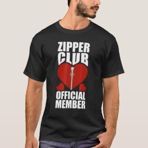 Zipper Club Open Heart Surgery Recovery Survivor M T-Shirt