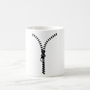 zipper coffee mug