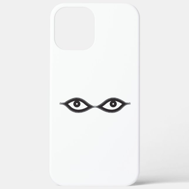 Zipper Eyes Case-Mate iPhone Case (Back)