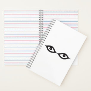 Zipper Eyes  Notebook