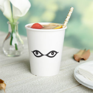 Zipper Eyes Paper Cups