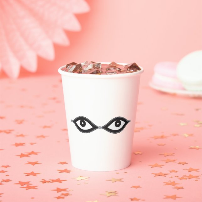 Zipper Eyes Paper Cups (Insitu)