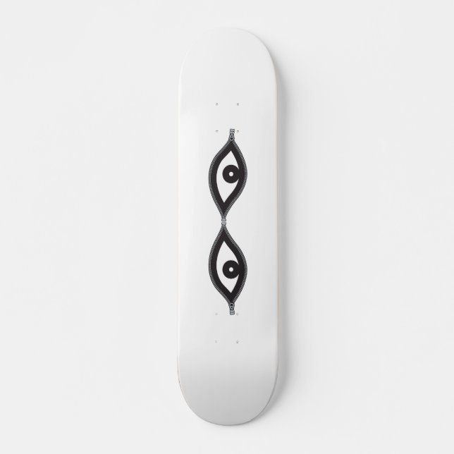 Zipper Eyes Skateboard (Front)