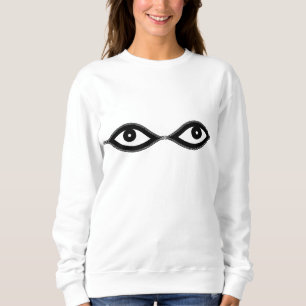 Zipper Eyes Sweatshirt
