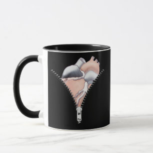 Zipper Heart Zipper Heart  mug 