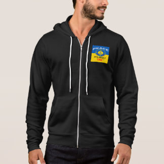 Zipper Hoodie by Bella+Canvas