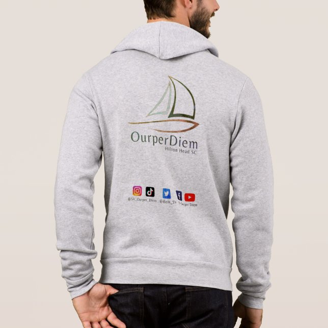 Zipper Hoodie SV Ourper Diem (Back)