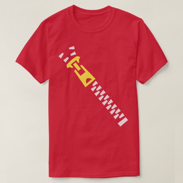 Zipper is unzipping T-Shirt (Design Front)