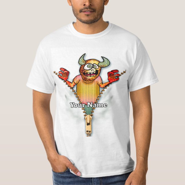 Zipper Monster T-Shirt (Front)
