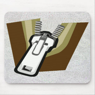 "Zipper On A Mousepad" Mouse Mat