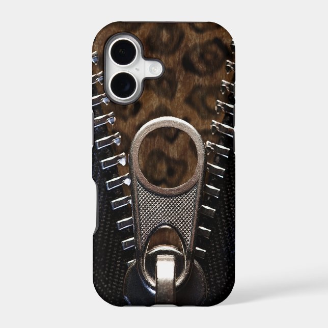 Zippered Leopard Print Fur (Back)