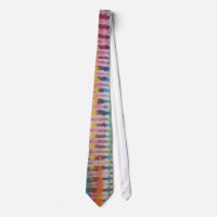 Zippie Orange Tip Tie Dye Necktie