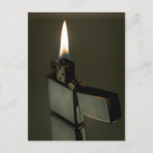 Zippo lighter. Fine art Postcard