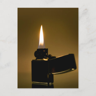 Zippo lighter. Fine art Postcard