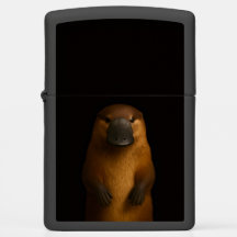 Zippo lighter with Elegant Platypus