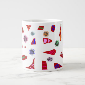 Zippy Doo Dah patterns seen is not forgotten ! Large Coffee Mug