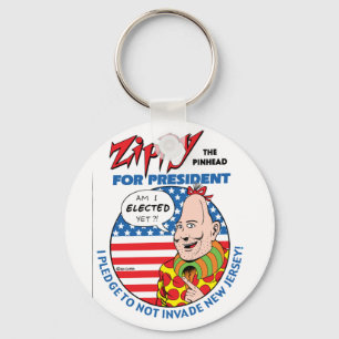 Zippy for President! Key Ring
