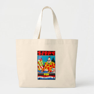 Zippy for President Large Tote Bag