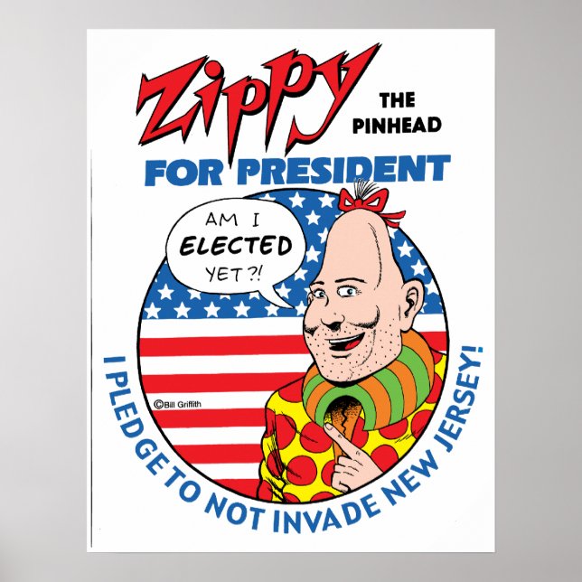 Zippy For President! Poster (Front)