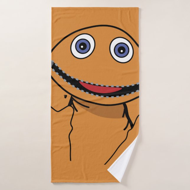 Zippy Rainbow | 1070 Classic | Chatty People T-Shi Bath Towel (Bath Towel)