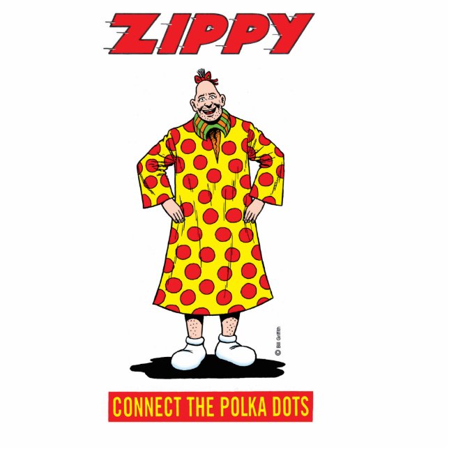 Zippy "Sculpture" #2 Standing Photo Sculpture (Front)