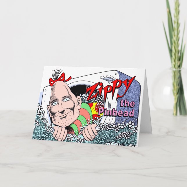 Zippy Spin Dr. Holiday Card (Front)