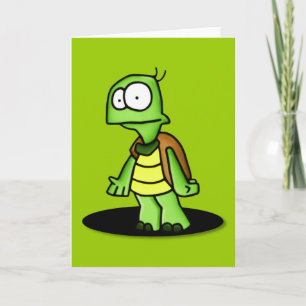 Zippy the Turtle Greeting Card