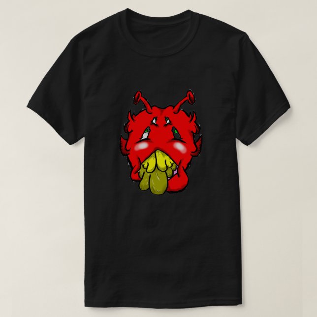 Zippy Trippy Alien Dazs Yellow Tooth T-Shirt (Design Front)