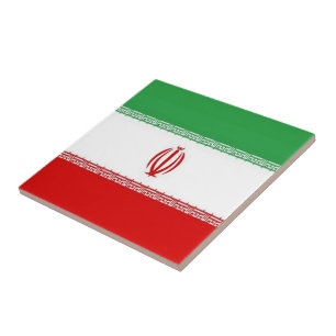 zIR001 Iranian FLAG Iran, Tile