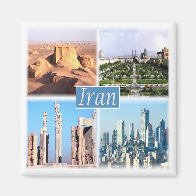 zIR004, Iran, Middle East, Asia, Fridge Magnet (Front)