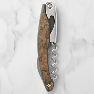 Ziricote (faux) Finish Corkscrew