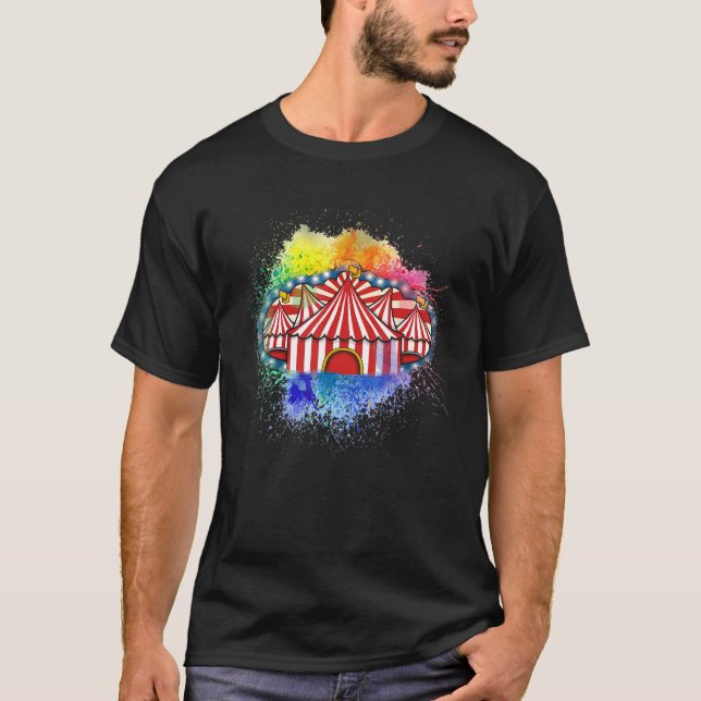 Zirkus Tshirt Herren Damen Kinder Circus Party Gif (Front)
