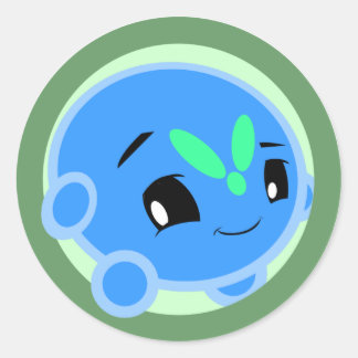 Ziro Stickers! Classic Round Sticker