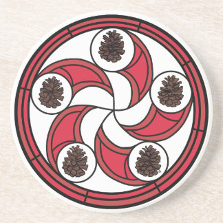 Zisa hex sign on a coaster