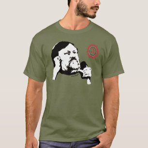 Zizek and the Objet Petit a Woodcut T-Shirt
