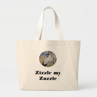 Zizzle my Zazzle Large Tote Bag
