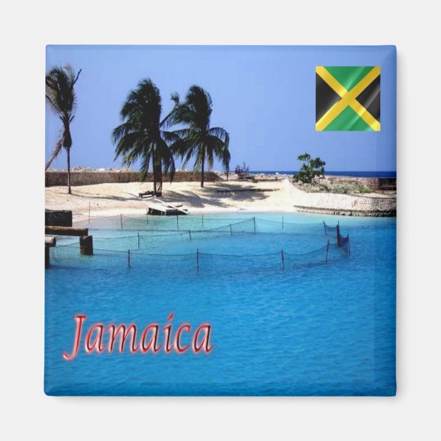 zJM006 JAMAICA, Orcadessa, James Bond Beach,Fridge Magnet (Front)
